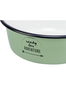 Comedero Trixie Adventure, Boll De Acero inoxidable Esmaltado En Verde Pastel 2