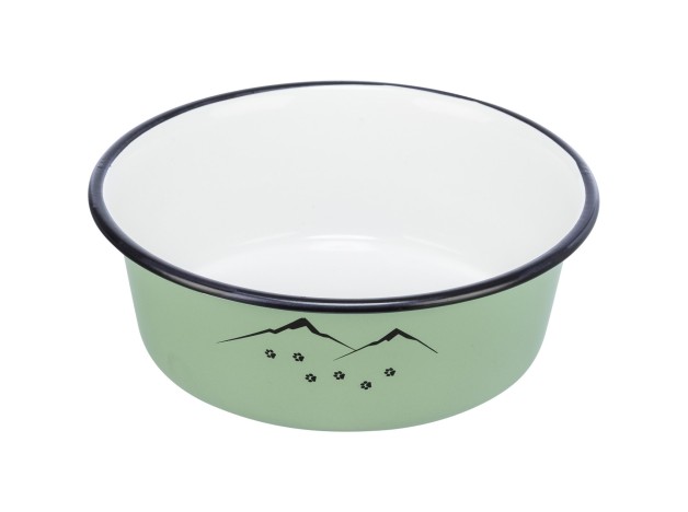 Comedero Trixie Adventure, Boll De Acero inoxidable Esmaltado En Verde Pastel Trixie - 2